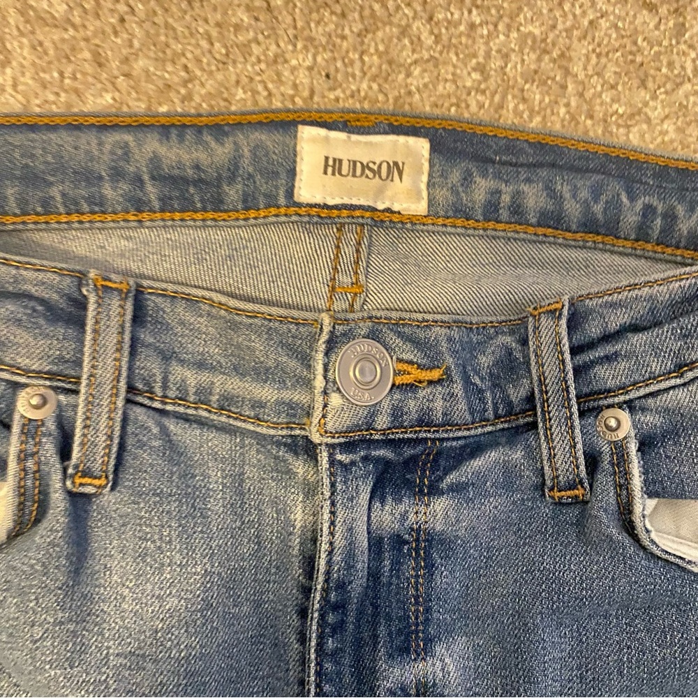 Hudson Ripped Skinny Jeans